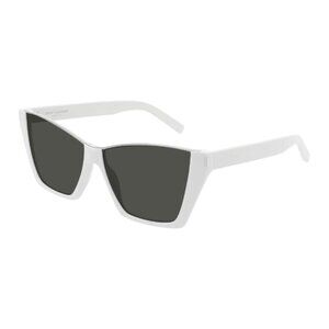 NWT SAINT LAURENT SUNGLASSES IVORY WOMEN CAT EYE EYEWEAR